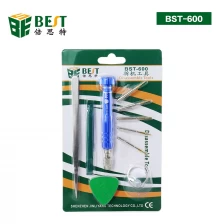 China Best-600 screwdriver open tool kit stainless steel pentalobe screwdriver set manufacturer