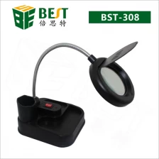 中国 LEDライトBST-308と拡大鏡を備えたデスクランプ メーカー