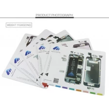 porcelana Alfombrilla de tornillo magnético para iPhone 6 7 7 plus Pad de guía de trabajo Herramientas de placa profesional para iPhone 5s 6s 6 plus Tabla de reparación de teléfonos fabricante