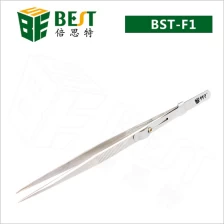 China Stainless steel tweezers long jewelry tweezers manufacturer BEST-F1 manufacturer