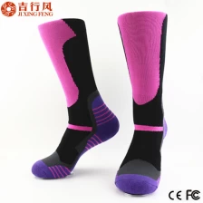 Китай Китай лучшие профессиональные носки Производитель, подгонять колено высокие носки Спорт сжатия производителя