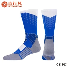중국 중국 전문가 어떤 테리 양말 제조자 도매 주문 엘리트 농구 스포츠 양말 제조업체
