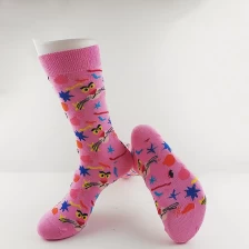 中国 有趣的疯狂动物袜子出售，批发个性化女性长袜，卡通时尚袜子供应商 制造商