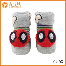 China bebê meias de malha chinelo fabricantes atacado personalizado recém-nascido antiderrapante meias fabricante