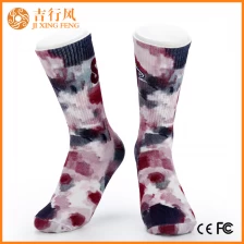 porcelana China Calcetines de tie-teñido para la venta, China Tie-tinte calcetines al por mayor, China Tie-tinte medias del fabricante fabricante