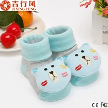 Китай высокое качество мягкая 3D симпатичная конструкция Baby носок на продажу, может настраивать логотип производителя