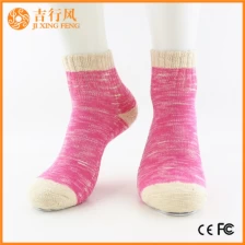 Cina calze a taglio basso fornitori e produttori calze da pavimento rosa su misura per donna produttore