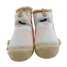 China Fornecedores recém-nascidos de meias não-deslizamento, alta qualidade não skid toddler meias fabricante fabricante