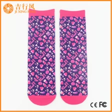 China print sublimation socks suppliers custom 3D digital print sublimation socks manufacturer