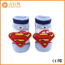 Κίνα unisex μωρό στροφές μανίκια προμηθευτές και κατασκευαστές χονδρικής έθιμο κάλτσες κάλτσες δώρο κατασκευαστής