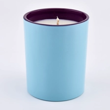 China 300ML custom color glass vessels for candles manufacturer