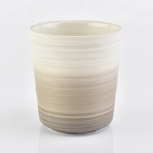 China 12 oz empty candle jars for candle making ceramic candle vessel manufacturer