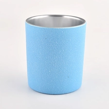 China Electroplating Glass Candle Vessel Empty Candle Jars For Unique Candle Jars Wholesale manufacturer