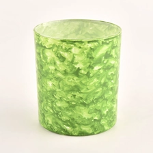China Customized colorful glass candle holders manufacturer