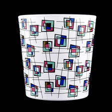 China Customized Decaling Glass Candle Jars Customized Glass Cnalde Holder Manufacturer manufacturer