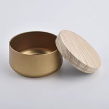 China Custom small tin candle scent containers with lids manufacturer