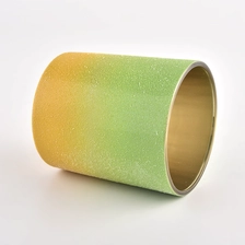 China Customized Gradient Decor Glass Candle Holders manufacturer