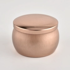 China Empty 4oz 6oz candle jar Metal Aluminum Candle tin with lid manufacturer