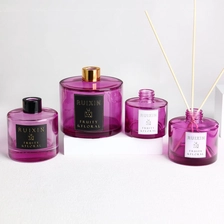 Cina Bottiglie con diffusore viola Pillar con etichette, tappi e collo a vite produttore