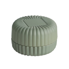 Cina portacandele profumate in vetro a forma di barattolo di polvere di piccole dimensioni con coperchio produttore