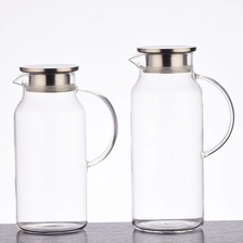 中国 高端品质玻璃冷水水壶便携式水壶家庭办公室香茶水壶 制造商