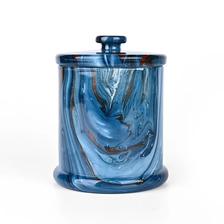 China Custom logo glass candle jars for brands manufacturer