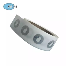 Chine Impression de Logo de taille personnalisée 13.56Mhz adhésif d'étiquette humide RFID étiquette intelligente papier passif sec Tag213 NFC étiquettes autocollant fabricant