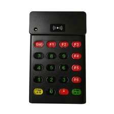 Қытай ACM-08C Қара түсті Таңдамалы логотипі тұтынуды басқару жүйесіне арналған HF RFID сандық пернетақтаны оқу құралы фабрикант