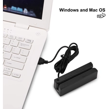 Қытай Портативті USB магниттік жолақ несие картасын оқу құрылғысы 3 тректерді сырғыту фабрикант