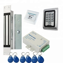 Çin Elektrikli Manyetik Kilit 280 KG Erişim Kontrol Sistemi Kiti Metal FRID Tuş Takımı Çıkış Düğmesi RFID Anahtarlık üretici firma