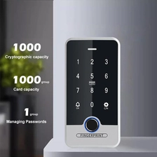 Китайський Повний сенсорний екран Rfic/Rfid Водонепроникний Ttlock Розумний контролер відбитків пальців Пароль Клавіатура Контроль доступу дверей виробник
