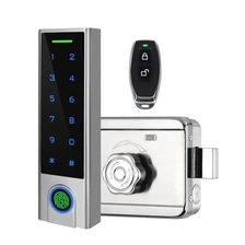 China IP65 Wireless Smart Lock, Intelligent Gate Door Lock, Fingerprint Password Card Access with Remote Controller manufacturer