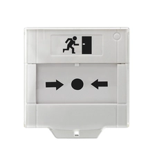 Chine LED Light Fire Emergency Verre réinitialisable Release Ordre Organisation d'alarme d'incendie Interrupteur de libération de bouton urgent avec couvercle fabricant