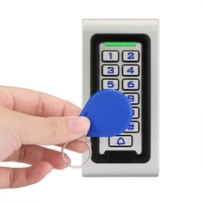 China ACM Standalone wasserdichtes RFID -Metall -einzelner Tür -Tastatur -Tastatur -RFID -Zugangskontrollsystem mit Alarm Hersteller