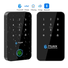 China TTLOCK App Bluetooth 13.56Mhz RFID Door Controller Remote Control Keypad Password Card IP67 Waterproof manufacturer