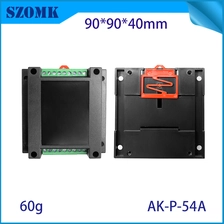 중국 90*90*40mm AK-P-54A 터미널 블록 ABS 회로 보드 박스 PLC 플라스틱 DIN 레일 제어 상자 제조업체