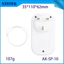 China AK-SP-09 Italian Standard– 10A Flame Retardant V0  Plug Enclosures Alexa Compatible Inteligente Wifi Socket Smart Plug Box - COPY - fhw64h fabrikant