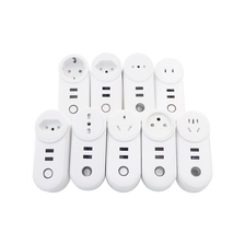 China AK-SP-29 ~ 42 Power plug behuizing USB Plastic PC Materiaal Ingebouwde installatie Wand Elektrische Smart Plug-behuizing 120*52*35 mm  fabrikant