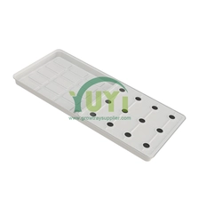Chine Custom 24 trous 2x4 Abs blanc ABS de culture en plastique et plateaux de flux d'inondation pour les plantes Culture intérieure fabricant