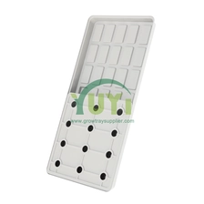Chine Plateau d'inondation 2x4 à usage lourd avec couvercle grand rectangle matériau ABS BRAY pour un système de plantation hydroponique intérieur vertical fabricant