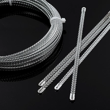 China Espartilho de fábrica na China Osso mental em espiral de osso de aço para espartilho desossado em espiral fabricante