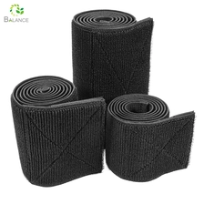 China Alça elástica preta personalizada com gancho e laço sem amarrar Fabricação na China fabricante