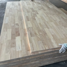 China Finger Jointed Rubber Wood Panel Bulk Wholesale for Interior Furniture manufacturer
