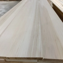 China Eco Friendly E0 Grade Poplar Finger Joint Board-Customizable Size & Thickness for Wardrobe & Door Core Material manufacturer