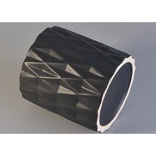 China Luxury matte black ceramic candle vessel manufacturer