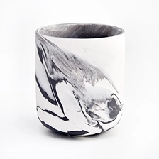 China Marble Ceramic Candle Vessels Wholesale manufacturer