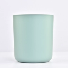 China Luxury sky blue scented candle in glass jar for home decor manufacturer