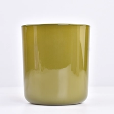 China transparent color scented candle vessels glass wholesale manufacturer