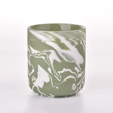 China custom ceramic candle vessels round ceramic candle container supplier manufacturer