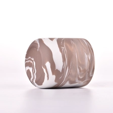 China ceramic empty candle jars unique luxury candle vessels custom container candle vessel manufacturer